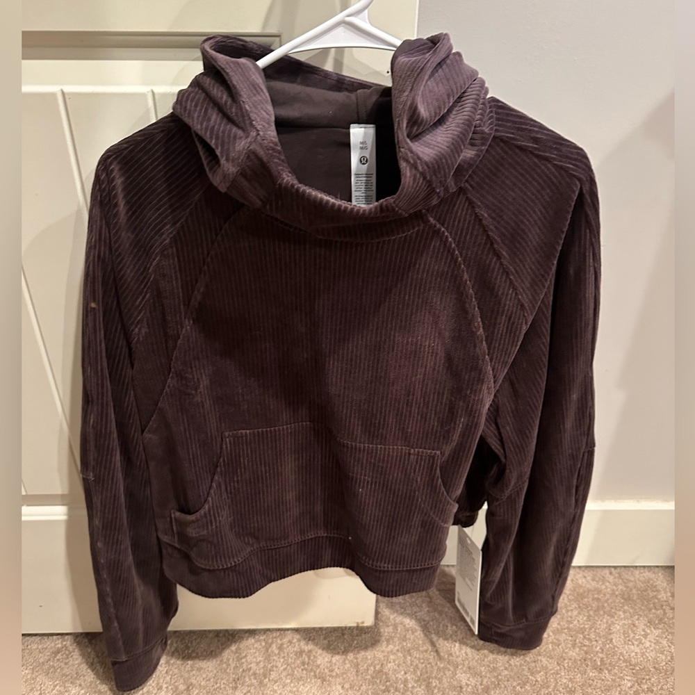 Scuba oversized hoodie *velvet cord